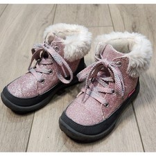 OshKosh Bgosh Ramira Pink Glitter Faux Fur EverPlay Boots Kids Girls Size 9M