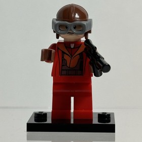 LEGO Star Wars Naboo Starfighter Pilot sw0340 Red Jumpsuit Minifigure 7877
