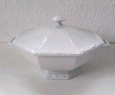 Deckelterrine Rosenthal Maria Weiß Germany DM:18cm Suppenterrine Beilagenterrine