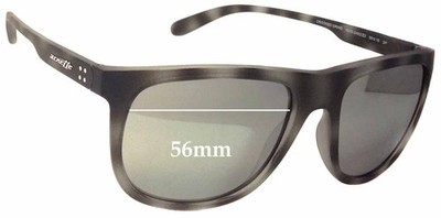 SFx Replacement Sunglass Lenses fits Arnette Crooked Grind AN4235 - 56mm Wide