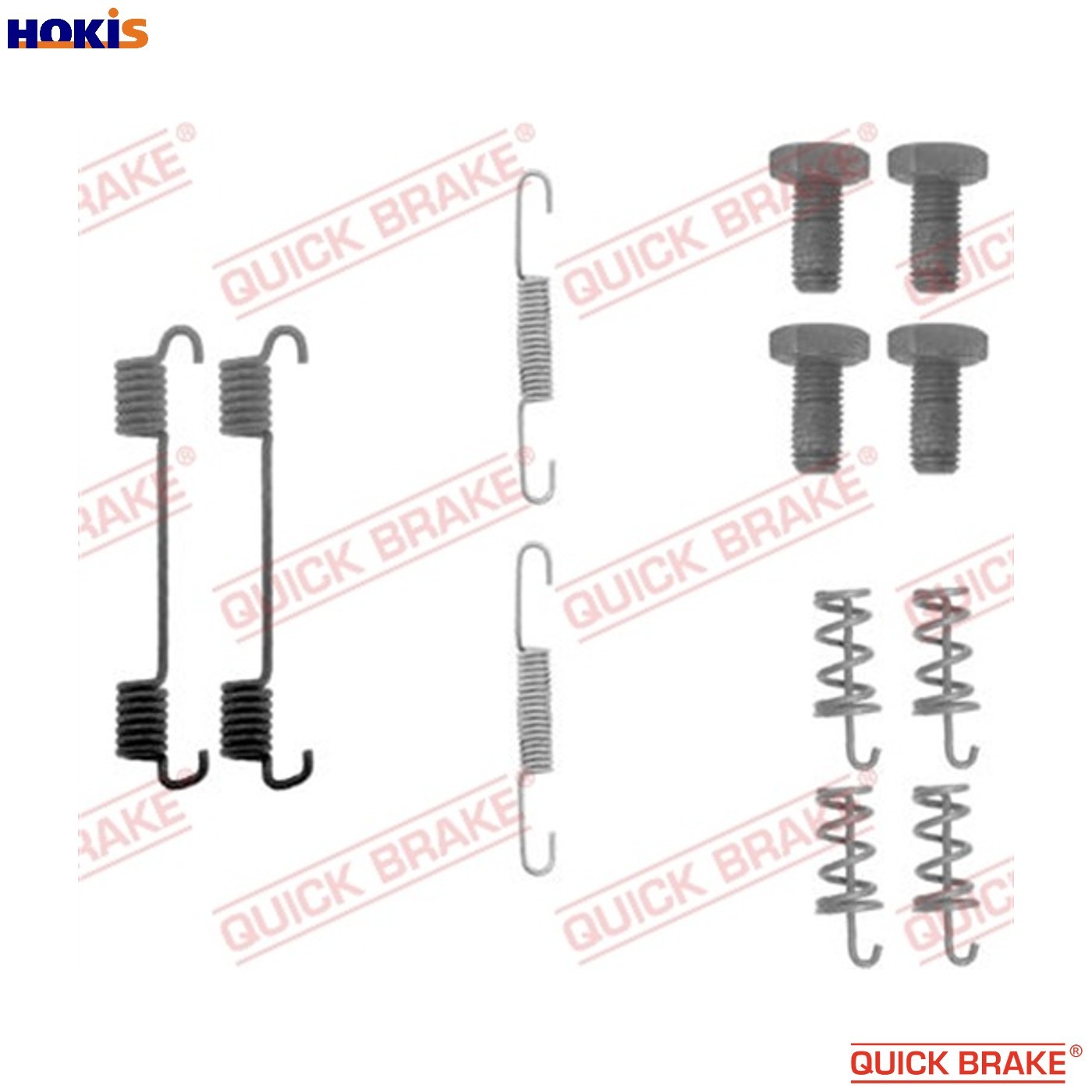 ✅Fits QUICK BRAKE QB105-0622 Accessory Kit, parking brake shoes QB10 ⭐UK Seller⭐ - Image 11