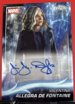 2025 Topps Chrome Marvel Valentina De Allegra Fontaine/J. Louis-Dreyfus Auto/10