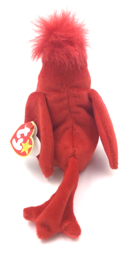 TY Beanie Baby - MAC the Cardinal ALL FOUR ERRORS - Excellent! - Afbeelding 4 van 12