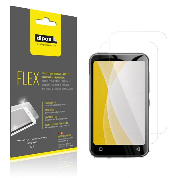 2X 3D Full Cover Schutzfolie FüR Innioasis G3 Panzerfolie Anti-Shock Display-image