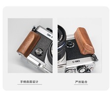 Camera hand solid wood handle grip L-plate accessory suitable for Olympus OM-3