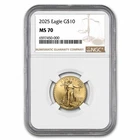 2025 1/4 oz American Gold Eagle MS-70 NGC