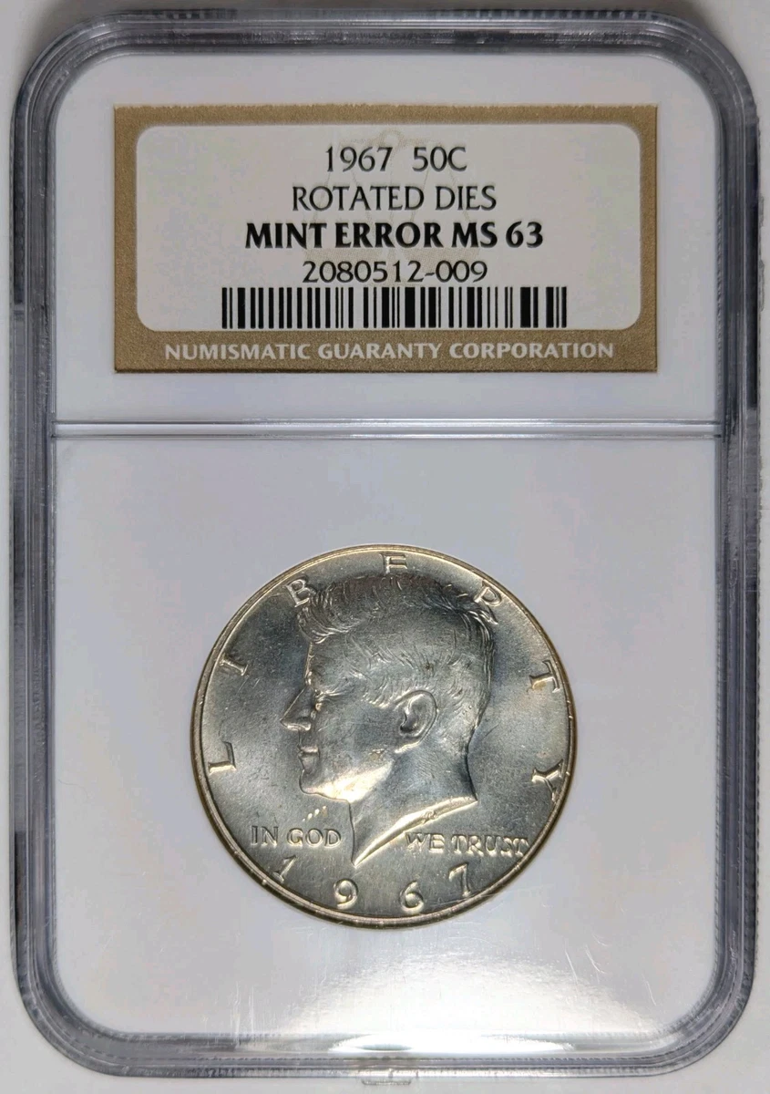 Preços baixos em 1967 moedas de erro dos EUA meio dólar Kennedy | eBay