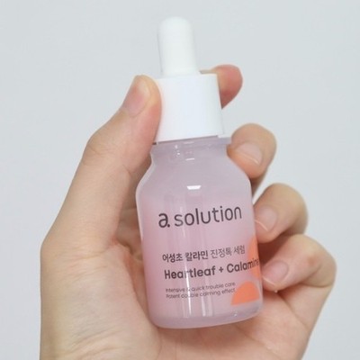 A.SOLUTION Heartleaf+Calamine Calming Serum 30ml Acne Trouble Care Vegan Kbeauty