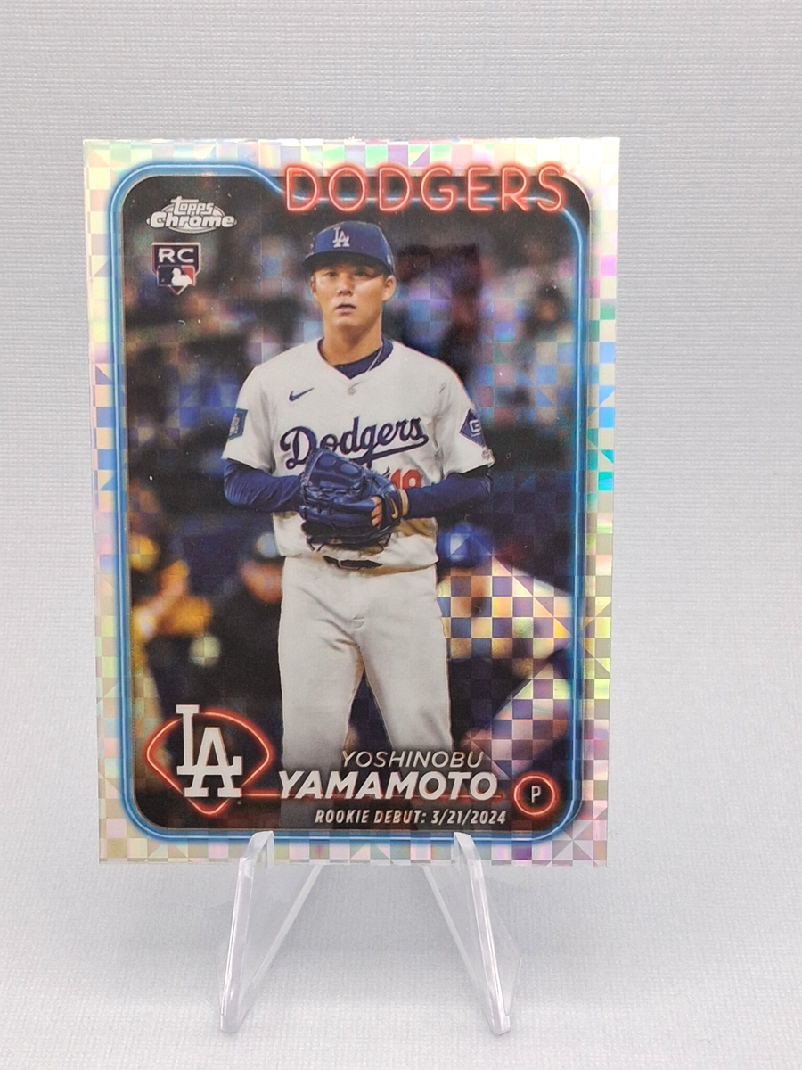2024 Topps Chrome X-Fractor #USC108 Yoshinobu Yamamoto RC | eBay