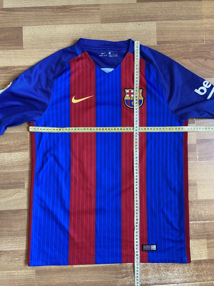 BARCELONA 2016 2017 HOME SHIRT JERSEY LONG SLEEVE NIKE 776847-481
