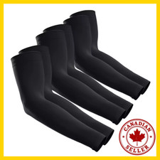 3 Pairs UV Sun Protection Arm Sleeves   Cooling Arm Covers for Men  Women