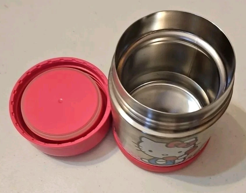 Mini termo Hello Kitty 10 OZ Tarro de comida Funtainer 5 horas caliente y 7 horas Rosa frío Foto 4 de 4