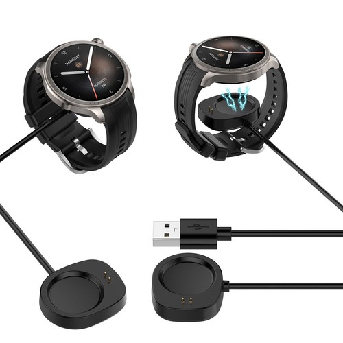 Für Amazfit Balance (A2286) Watch 1M Magnetisch Ladekabel Ladegerät Ladestation - 第 12/13 張圖片