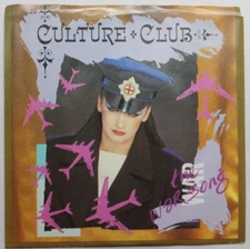 CULTURE CLUB THE WAR SONG 45 7" JUKEBOX RECORD & PICTURE SLEEVE