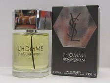L'Homme Yves Saint Laurent For Men 3.3 oz Eau de Toilette Spray In Box SEALED