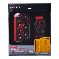 Car Pedal Set Razo Gt Spec At-ss Red Rp109re Jp Fs Carmate