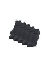 Athletic Works Women's Black Ultra Low No Show Socks, 10 Pairs Size 4-10