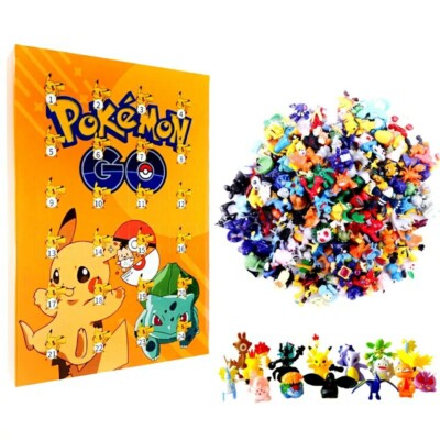 Pokémon AVENT Adventskalender Pikachu Figurine 24 Spielzeuge (3 cm)