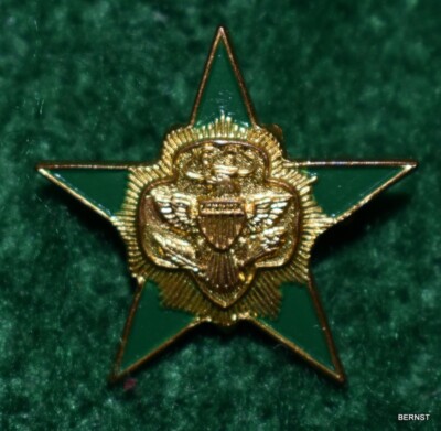 VINTAGE GIRL SCOUT PIN  - 1955 - 1963 FIVE POINT PIN 