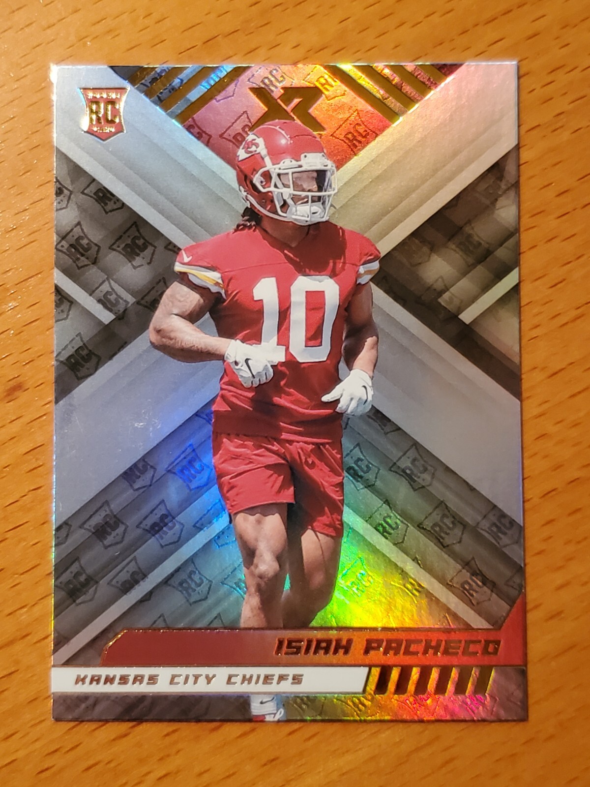 2022 Panini XR #161 Isiah Pacheco Rutgers Chiefs Rookie RB