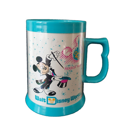 Vintage Disney Becher 20 Jahre World Disney World Thermo Serv