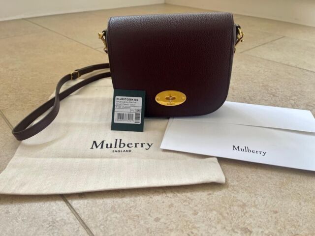 Mulberry Small Darley Satchel Oxblood Classic Grain