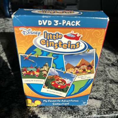 Disney Little Einsteins 3 Pack DVD Box Firebird Rescue Race Space