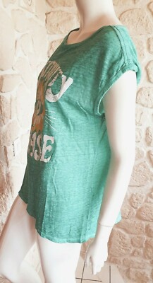 T-shirt Femme Chantal B – Vert – Taille Unique – Neuf Avec étiquette (valeur 35€)
