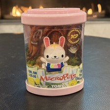 VTG 2002 WHITE BUNNY RABBIT * Limited Edition TOMY MicroPets sealed Easter Gift