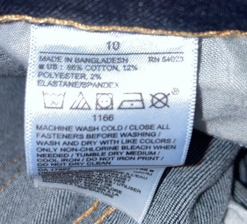Old Navy Karate Slim Flex Max Blue Denim Jeans Adjustable Waist Boys Size 10 - Picture 4 of 5