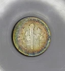 1952 Toned Roosevelt Silver Dime NGC Fatty Graded MS66 Rainbow Color Toner Coin