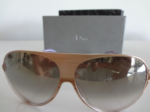 Christian Dior Tahuata Les Marquises Aviator Women's Gold Purple Sunglasses - Picture 11 of 11