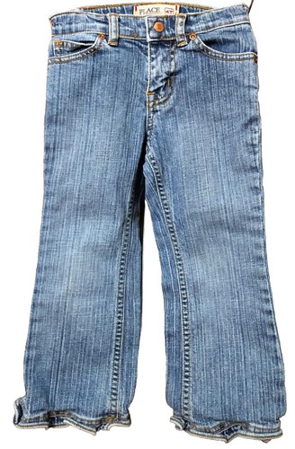 Mädchen Kinder Place Flare Leg Stretch Jeans Größe 4T