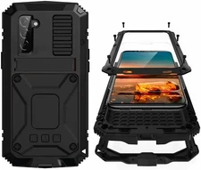 METAL ALUMINIUM SHOCK CASE COVER FOR SAMSUNG GALAXY S22 ULTRA +SCREEN PROTECTOR