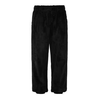 No Boundaries Black or Pink Plush Faux Fur Jogger Pants XS, S