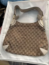 Gucci sholder handbag GG BEIGE - Authentic - purchased in Rome