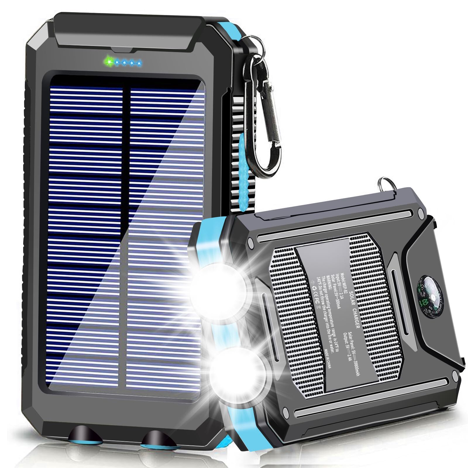 𝟮𝟬𝟮𝟰 𝙐𝙥𝙜𝙧𝙖𝙙𝙚 Solar Charger Power Bank, 39800mAh Portable Charger F...