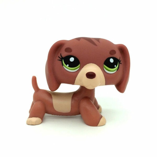 Littlest Pet Shop LPS Animals Loose Toys Red Brown Dachshund Dog RARE for sale online eBay