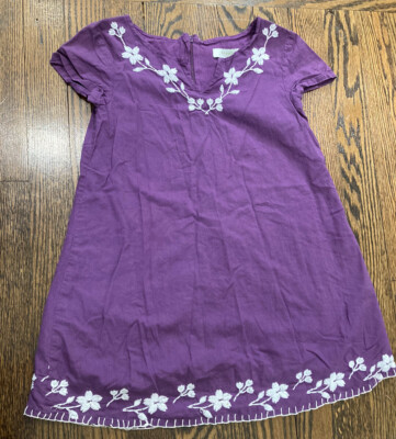 Robe Pour Fille Mobygoby Violette Taille 4 - Maxi Genoux, Occasion Très Bon état