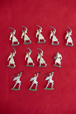 12 Soldats Prétoriens – Rome Antique – Figurines étain Peint – Zinnfiguren – Echelle 30mm