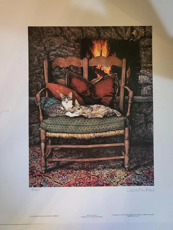 Sueellen Ross Holy and Ivy 8 / 550  Singed & Numbered COA 10-3/4" X 8-3/8 - Image 3 of 4