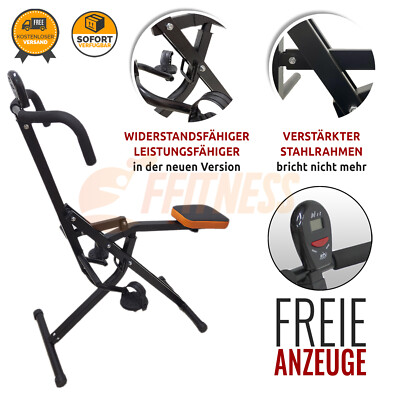 MULTIFUNKTION FULL BODY FITNESS POWER HOME ÜBUNG ABDOMINAL CRUNCH MASCHINE GYM