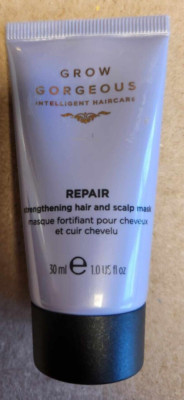 Grow Gorgeous Repair Strengthening Hair & Scalp Mask  1oz 30ml Travel Sz,NEW