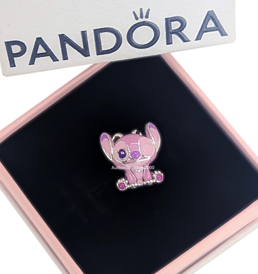 New 100% Authentic PANDORA 925 Disney Lilo & Stitch Pink Angel
