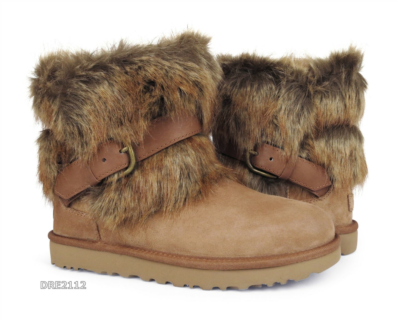UGG Classic Buckle Mini Chestnut Fur 