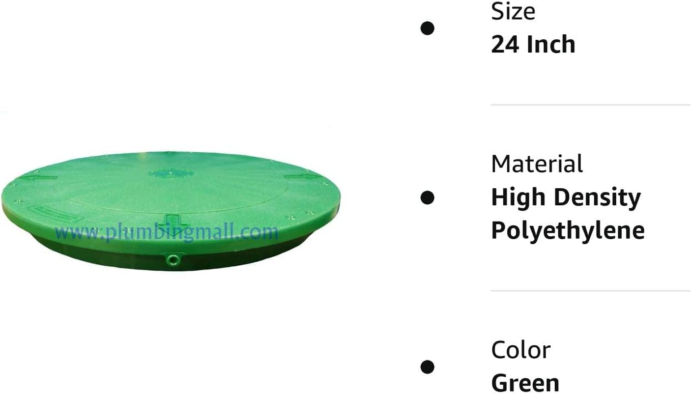 24″ Heavy Duty Flat Riser Lid for Risers or Corrugated Pipe... | eBay