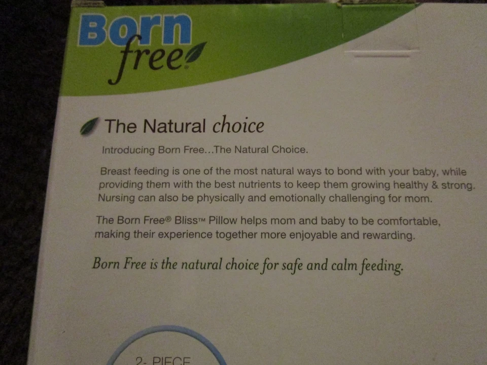 Almohada de alimentación de enfermería recién nacido Free Bliss funda antideslizante hoja decorativa rosa Foto 4 de 4