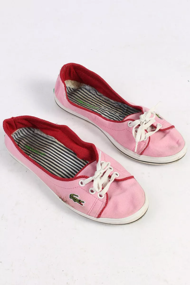 Lacoste pink sneakers cheap