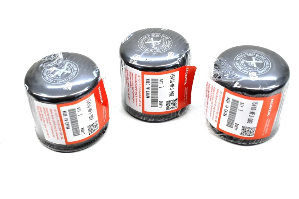 New Genuine Honda MFJ Quality Oil Filter & Seal Cartridge 3 Multi Qty Pack #R13 - Image 3 of 4