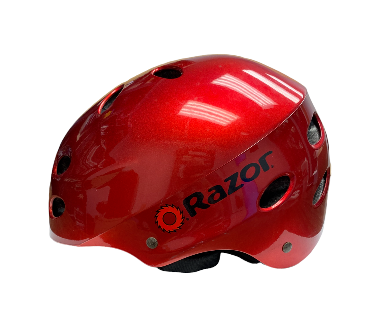 Bicycle Helmet Razor V17 Youth Helmet Razor V17 Helmet Gloss Red